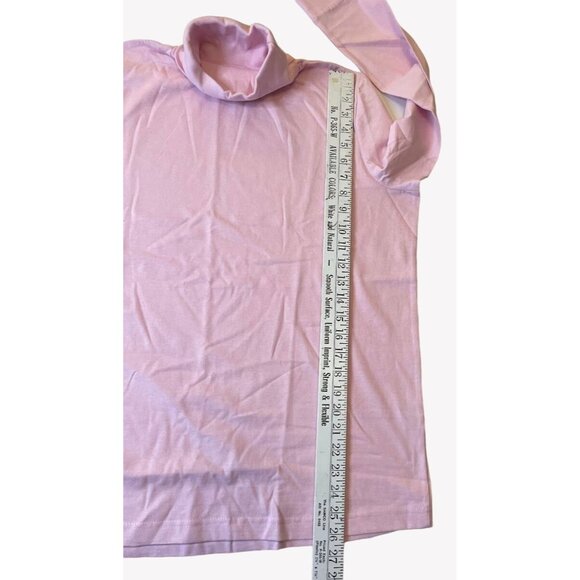 NWOT All American Comfort Women's Plus Size M 14-16 Long Sleeve Pink Turtleneck - Picture 7 of 8